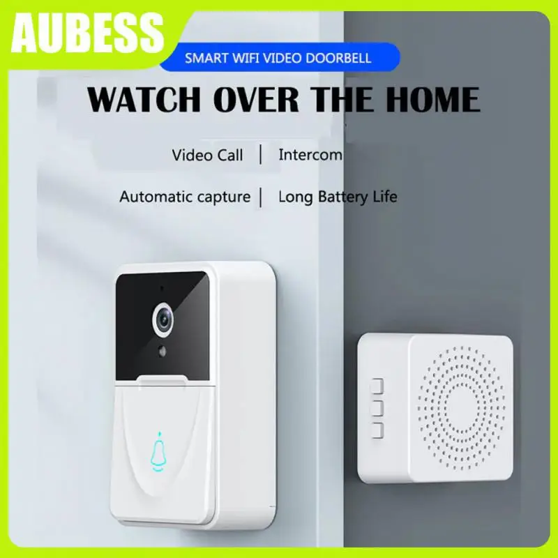 

Portable No Punching Walkie-talkie Wireless Visual Smart Doorbell Waterproof Phone Camera Safety Doorbell Smart Home Wifi