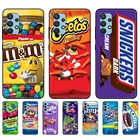 Черный чехол из ТПУ для Samsung galaxy A12 A22 A32 A42 A52 A72 4g 5g S21 PLUS, ультра задняя крышка, шоколадный печенье, молочный напиток