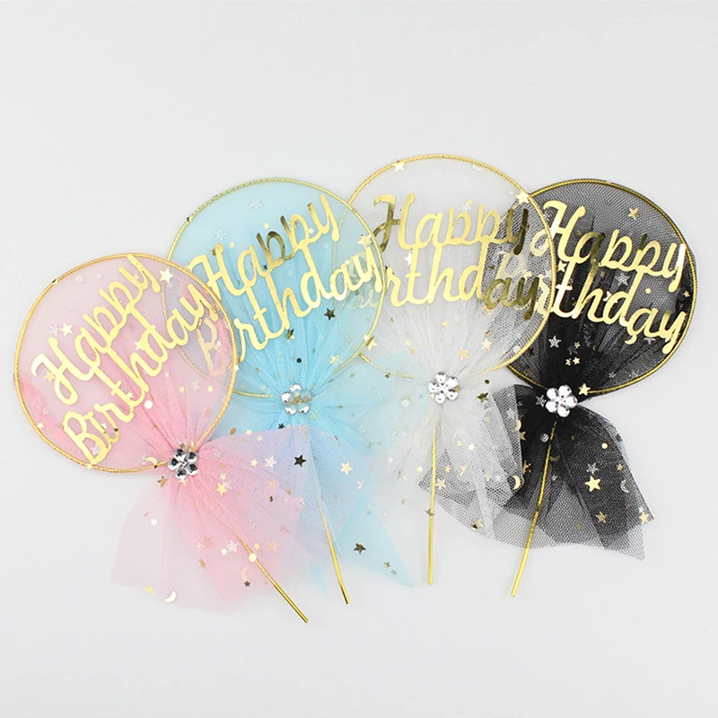 Фотоакриловый Топпер для кексов серия принадлежностей украшения торта на день