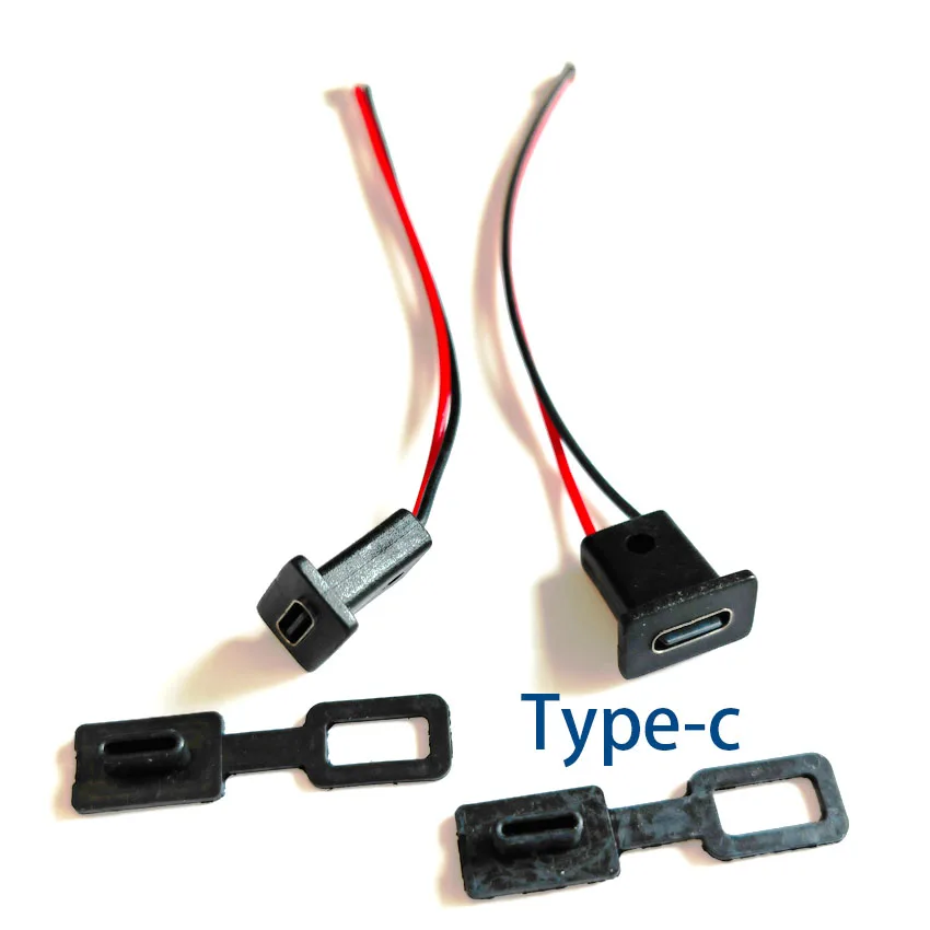

Водонепроницаемый USB-разъем типа C JCD 2-контактный