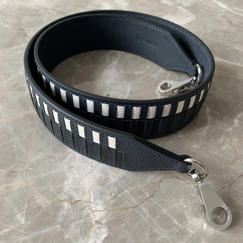 New Model Is Applicable To Kelly Bag Shoulder Strap Hand Sewn Woven Cowhide Shoulder Strap Bag Accessories DIY