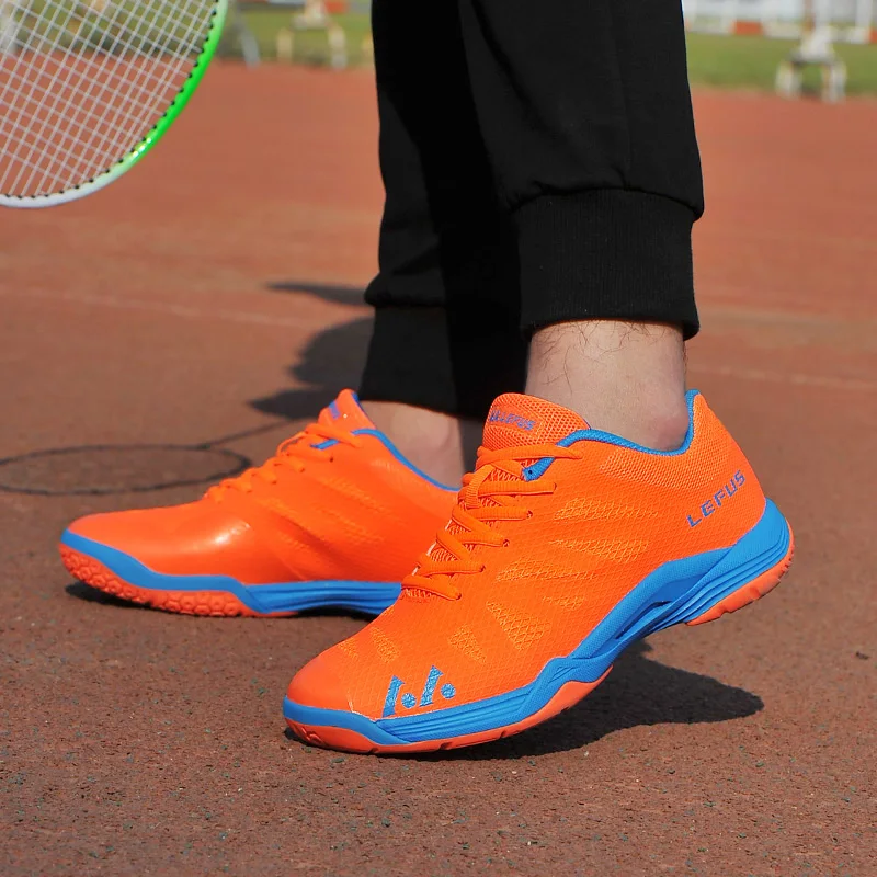 Summer Light Anti-shock Badminton Shoes For Men Non-slip Table Tennis Shoes Men's Breathable Comfortable Women Volleyball Shoes