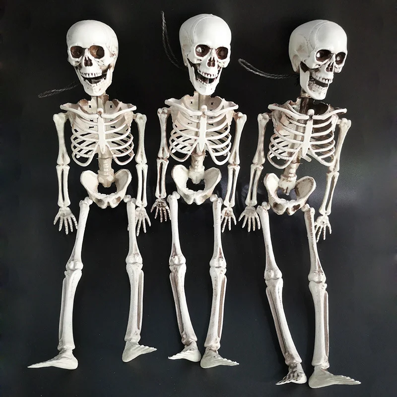 

40cm Halloween Skeleton Realistic Looking Human Bones for Halloween Party Graveyard Haunted House Outdoor Lawn Yard Decorations