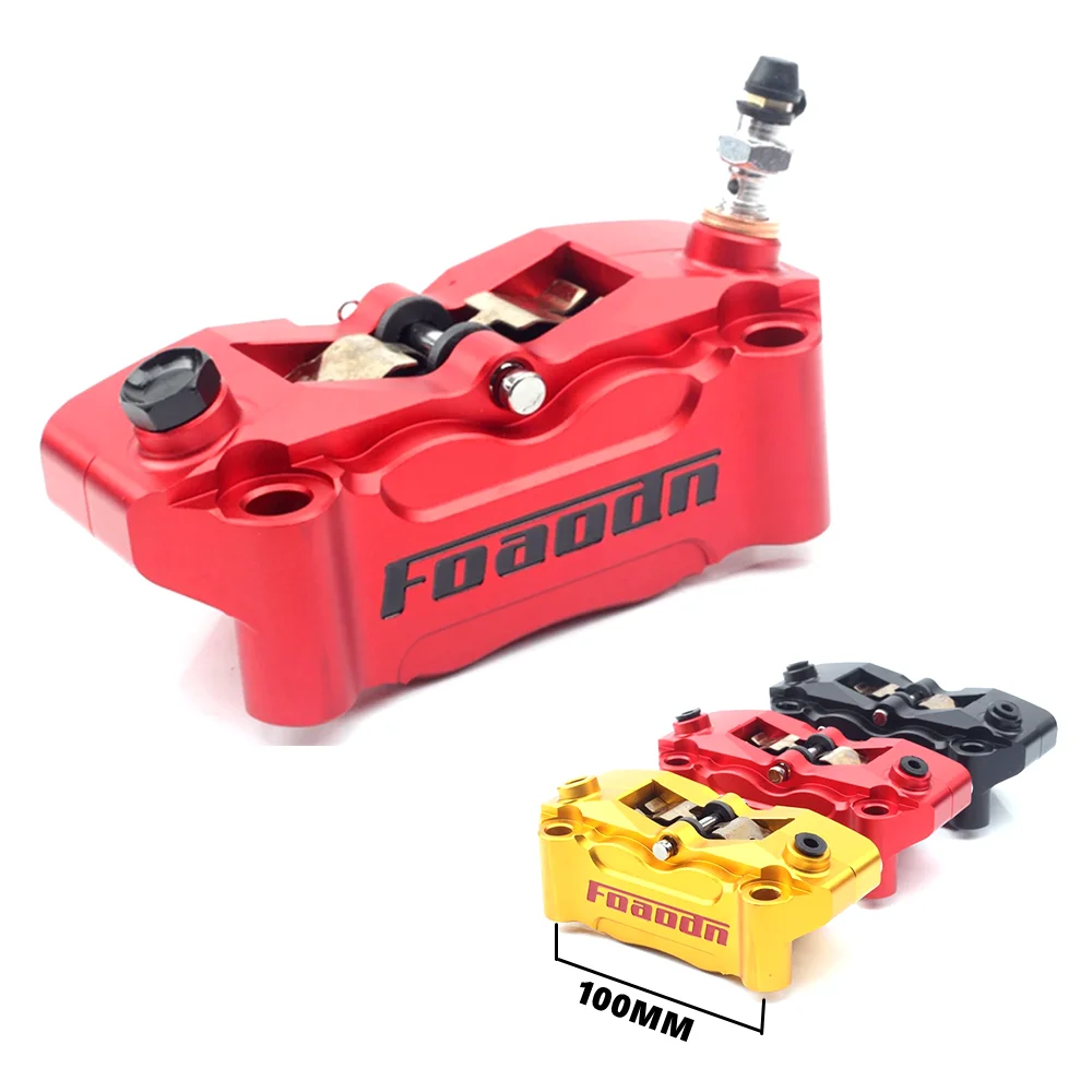 Передний тормозной суппорт мотоцикла 100 мм монтажный 4-поршневой радиальный