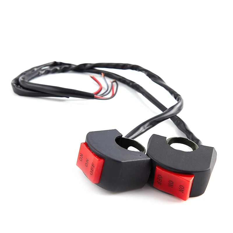 

22mm 7/8in Universal Motorcycle Switch Bike Scooter Handlebar ONON-OFF Headlight