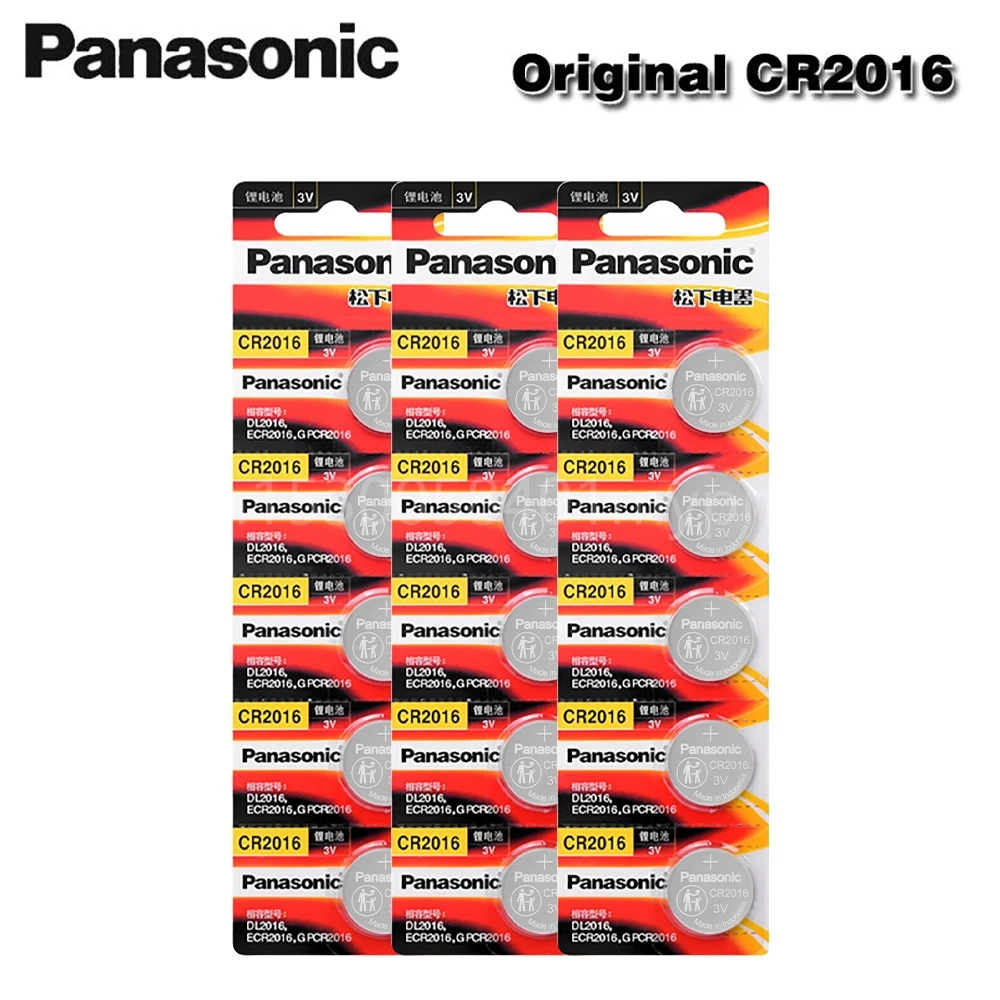 

PANASONIC Original Cr2016 BR2016 DL2016 LM2016 KCR2016 ECR2016 3v Button Battery Cell Battery Car Toy Lithium Battery Watch
