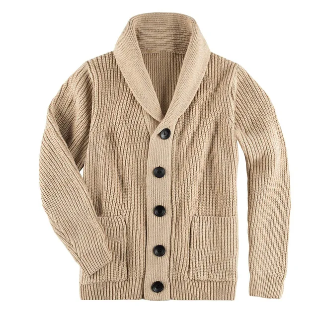 Green Cardigan Sweater Men Sweater Coat 