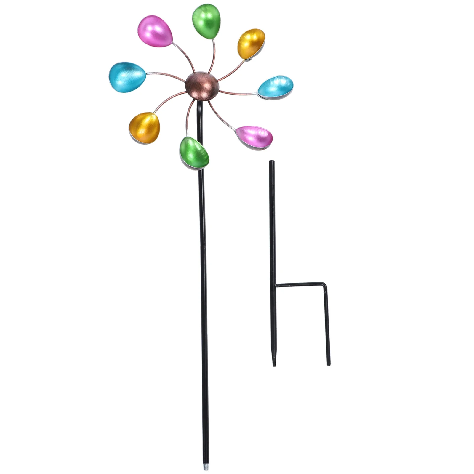 

Metal Windmill Yard Garden Decorative Iron Rotating Decoration Pastoral Outdoor Sculpture