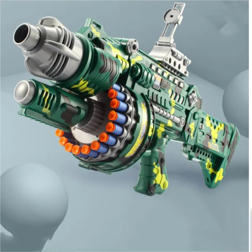 Игрушки крутой пистолет NERF Детская электрическая игрушка с непрерывным запуском