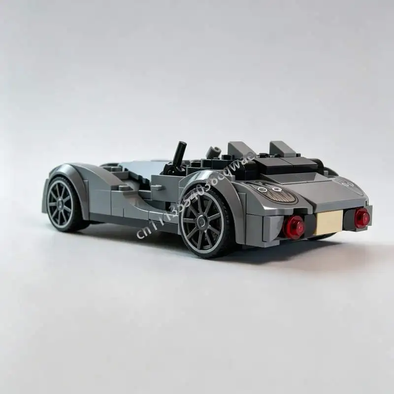 Фото Набор для сборки гоночного автомобиля Morgan Supersport (210 деталей), модель MOC, конструктор-головоломка, популярный коллекционный подарок №3