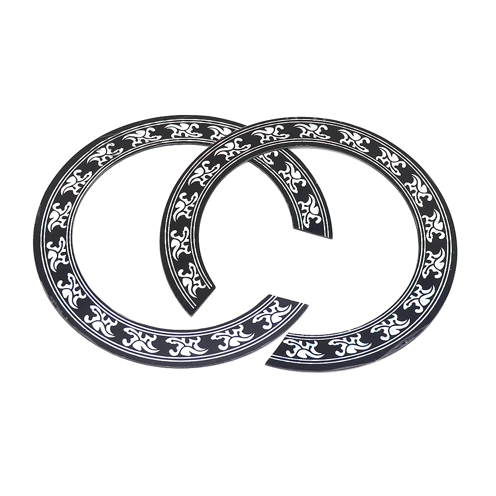 

1Pcs/2Pcs Acoustic Guitar Soundhole Guitar Pickguard Sound Hole Rosette(Inside diameter:94MM/104MM)