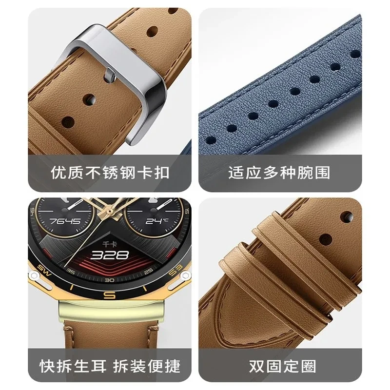 NEW Leather Strap for HUAWEI WATCH GT Cyber,Modified Watchband for Huawei GT Cyber Smart Watch,Sports Wristband Watch Accessory