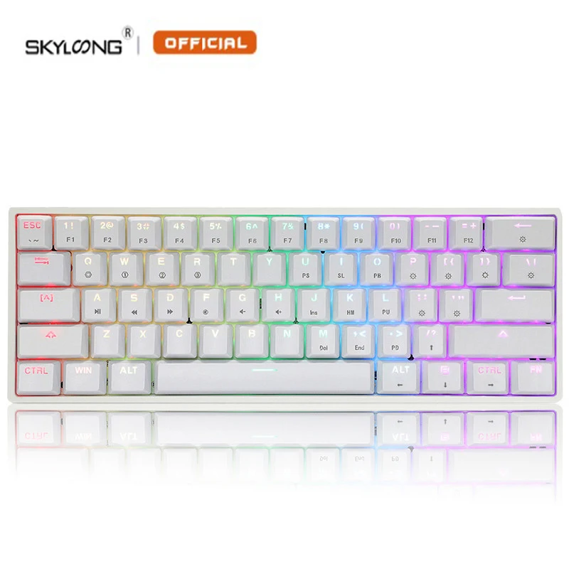 Игровая механическая клавиатура SKYLOONG GK61 USB Проводная с RGB-подсветкой для геймеров