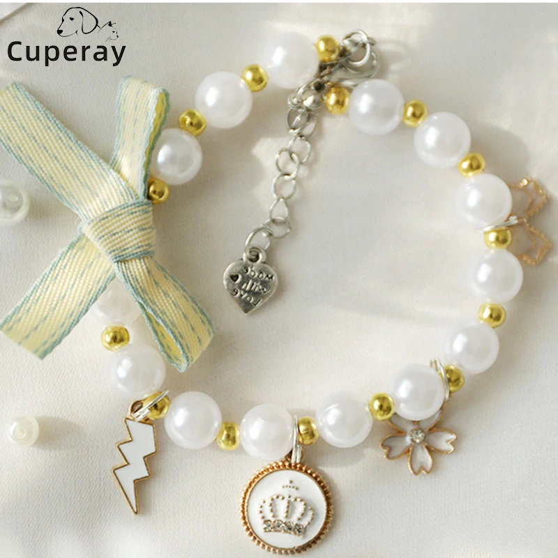 

Ожерелье для кошек, милый ошейник для домашних животных с бантом и подвеской-брелком для котят и щенков, товары для кошек