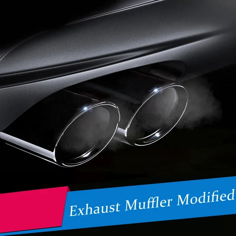 Стайлинг автомобиля хромированный наконечник глушителя задняя труба