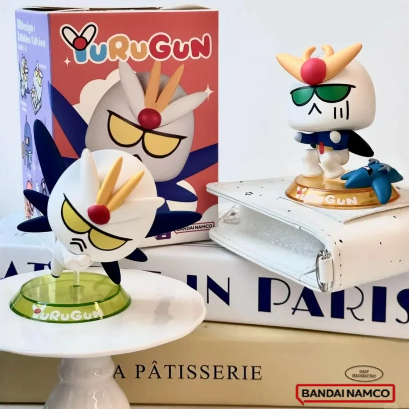 Фото В наличии YuRuGun Официальная оригинальная слепая коробка Bandai QMSV Вторая круглая милая абстрактная кукла GUN DA Модель Орнамент Коллекционная игрушка №2
