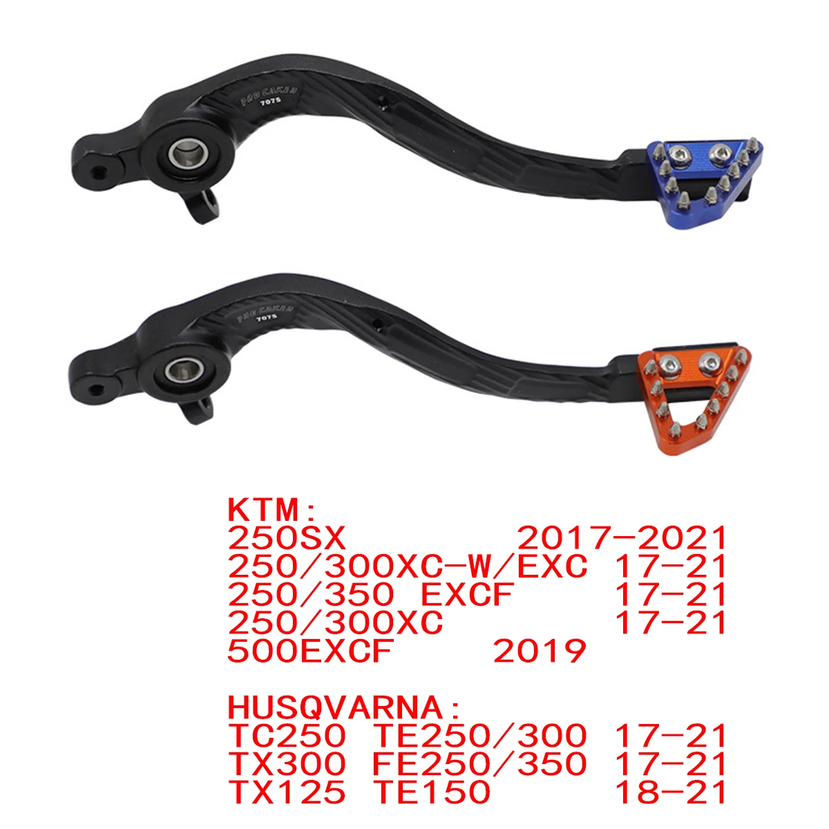 

CNC Motorcycle Footbrake Lever Foot Brake Pedal Shift Tip For KTM SX125 SX-F XC-F EXC-F XC 150 250 300 350 450 500 2016-2019