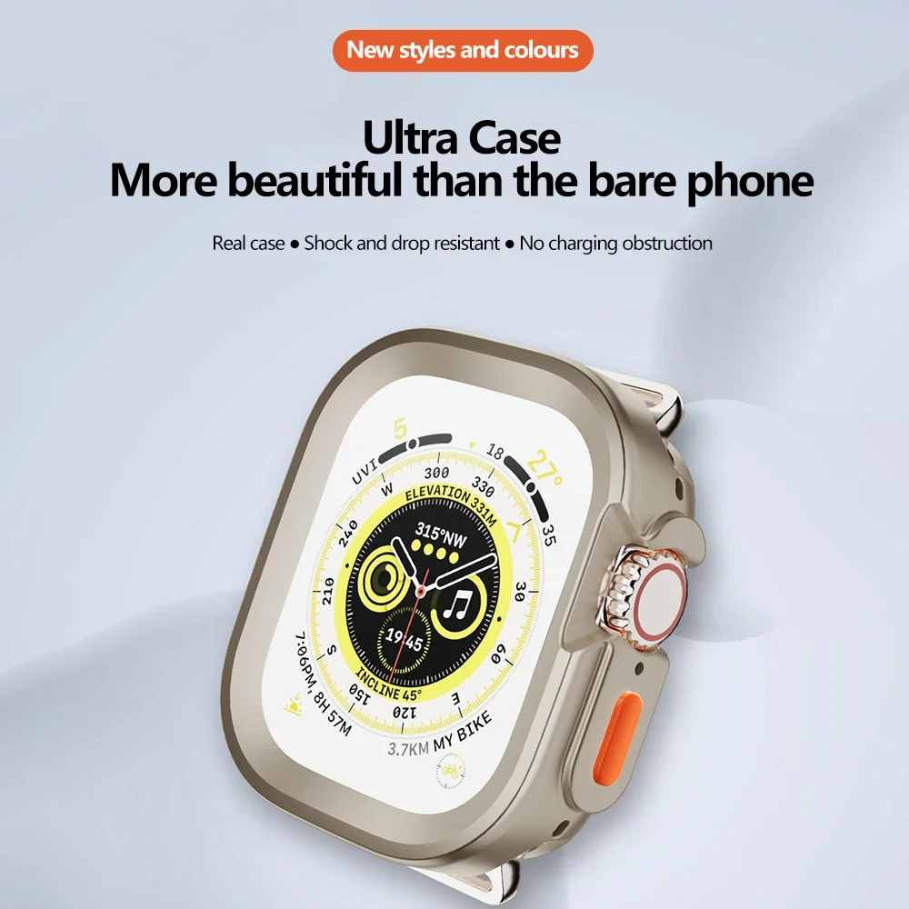 Гальваническое мягкое покрытие для планшетов Apple Watch Ultra 2 49 мм матовый защитный
