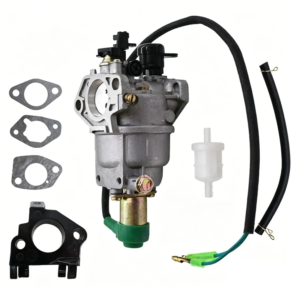 Фото Комплект карбюратора для двигателей Honda GX340, GX390 13HP 188F, GP5000, GP5500, запчасть для садового электроинструмента №3