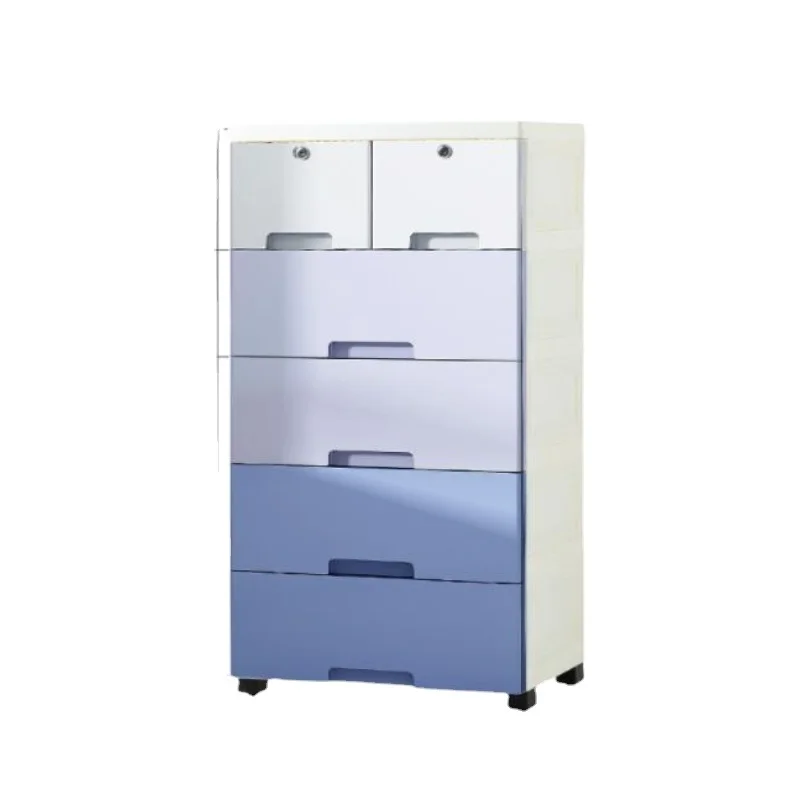 

Extra large plastic storage box drawer type household clothes storage box multi layer finishing box storage cabinet