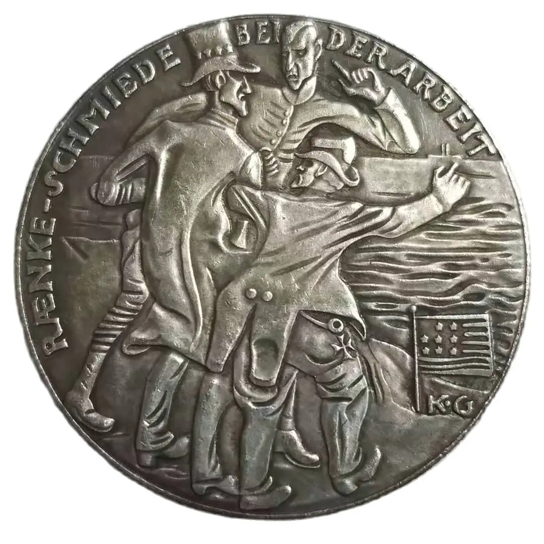 

1916 Germany Silver Plated Coins Copy Collectibles Coin Home Decoration Magic Coin Lucky Fortune Toy Coins Christmas Gifts#1024