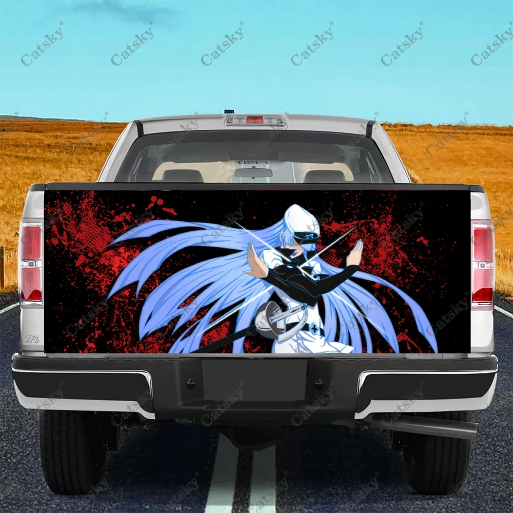 

Автомобильная задняя дверь Akame Ga Kill Truck, универсальная, подходит для полноразмерных грузовиков, устойчивая к атмосферным воздействиям и безопасная мойка автомобиля