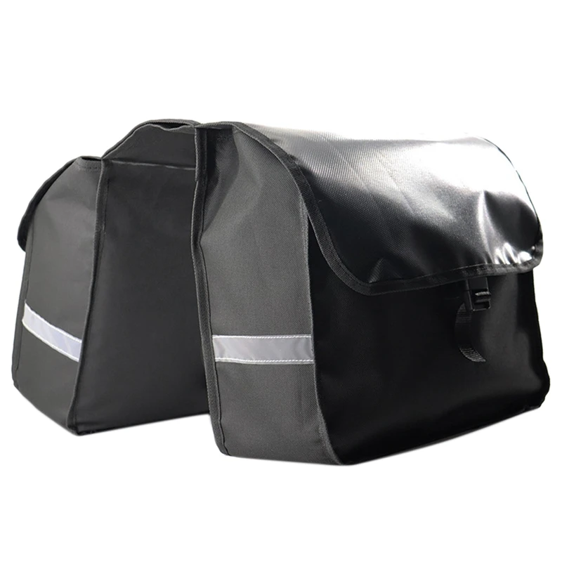 

Велосипедные Сумки Pannier, водонепроницаемые велосипедные Багажники заднего сиденья с отражающей полосой, велосипедные аксессуары
