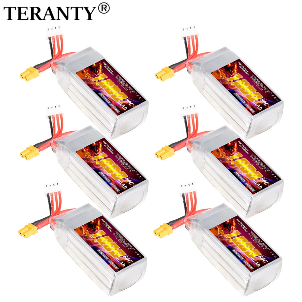 TERANTY 3S 11 1 В 80C/160C 1000 мАч липо-батарея подходит для радиоуправляемого вертолета