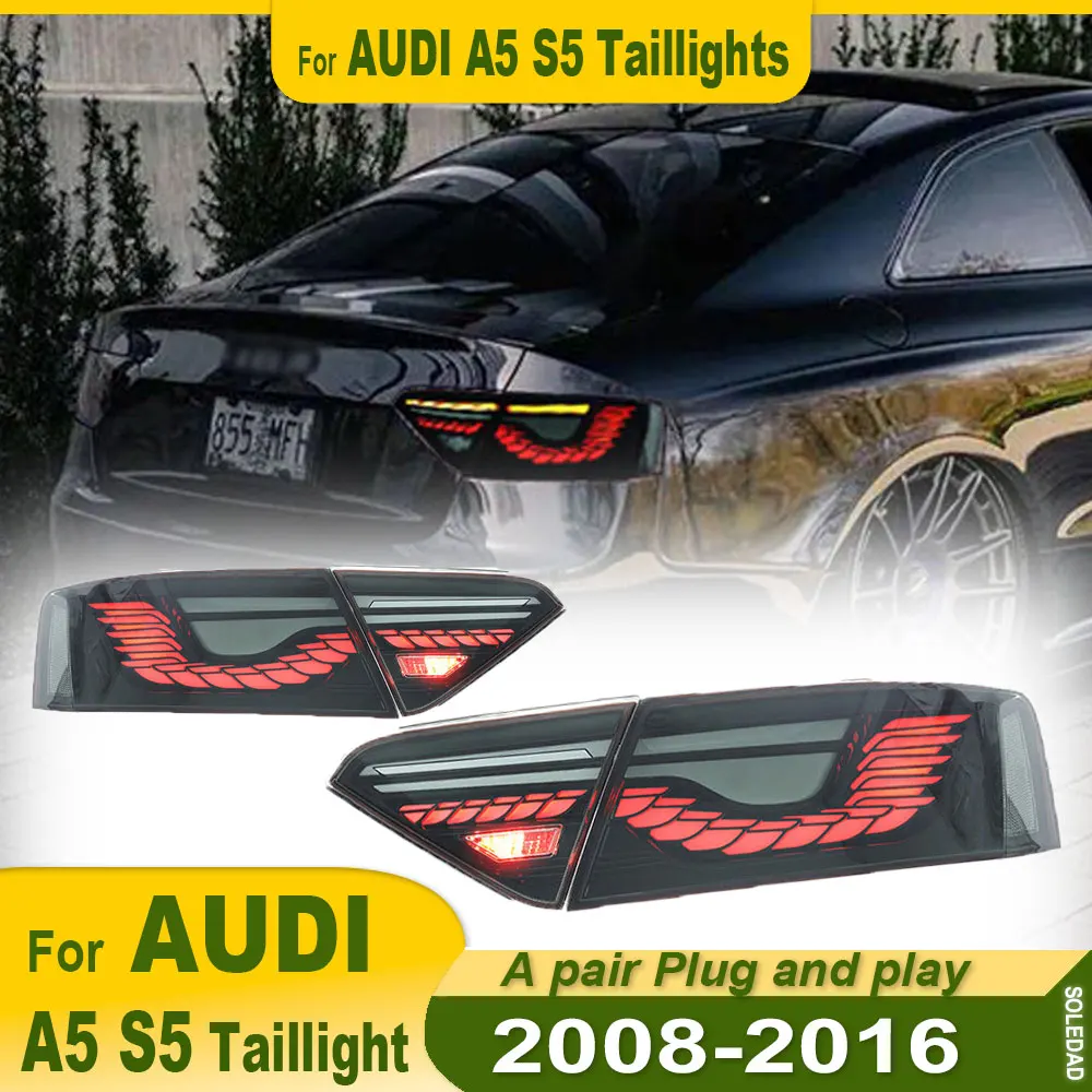 Фото 2 шт. задние фонари для Audi A5 S5 2008 2009 2010 2011 2012 2013 2014 2015 2016 светодиодные фонари для прицепа в сборе Plug And Play №3