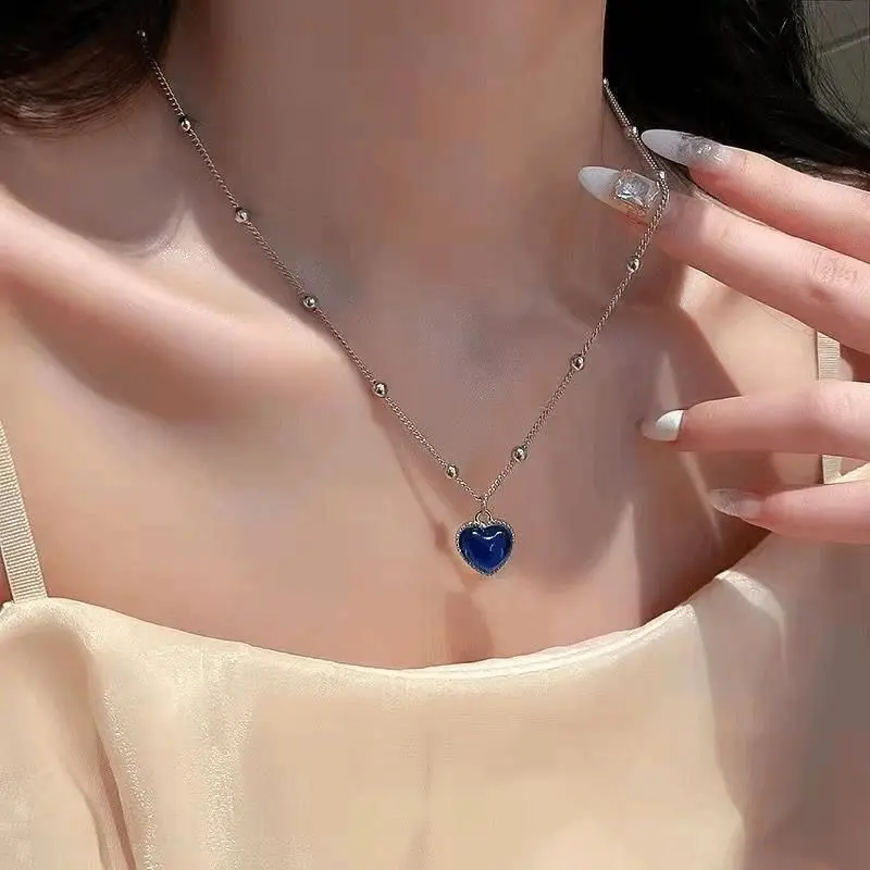 

S925 Silver Niche Simple Light Luxury Design Jewelry Ladies Necklace