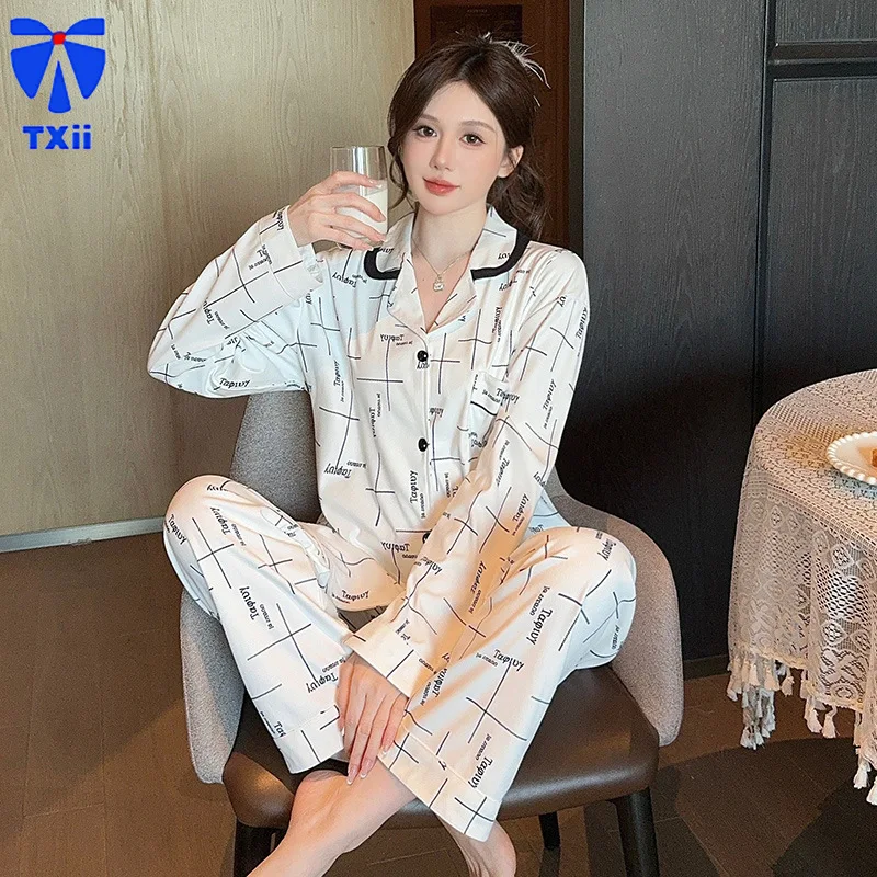 Немецкие бархатные пижамы женские осенне-зимние шлифовальные кардиганы с