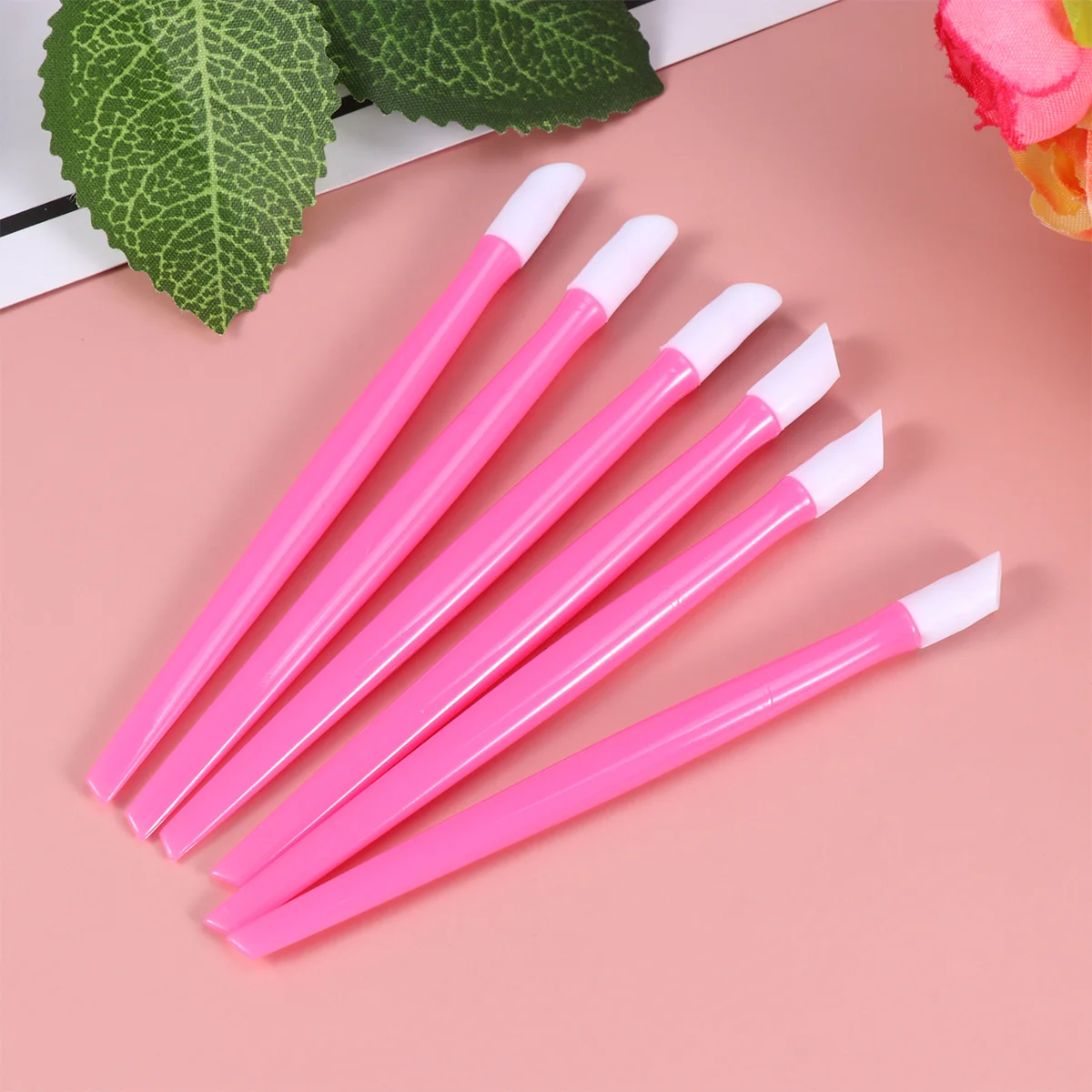 

Nail Manicure Cleanerpushers Cuticlerubber Pushing Tipped Pusher Tool Dead Skin Remover Stick Trimmer Acrylic