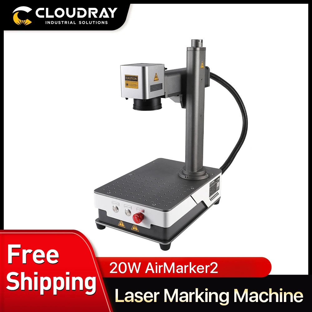 

Лазерная маркировочная машина Cloudray, 1064 нм, AirMarker2, макс. 20 Вт, программное обеспечение Ezcad, металлическое кольцо, DIY маркировочный дизайн, фото...