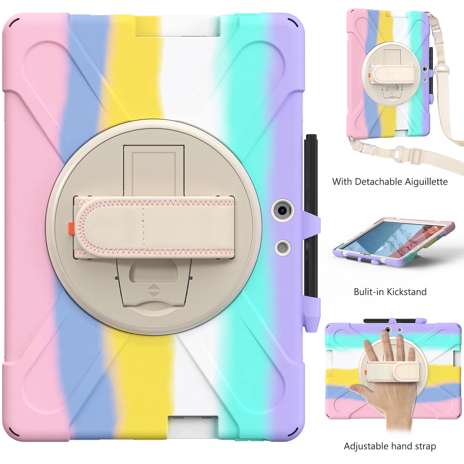 Для Microsoft Surface ProX Armor Case Чехол для планшета Pro4/5/6/7/7plus Go 2/3/4 Детский безопасный Shockoroof