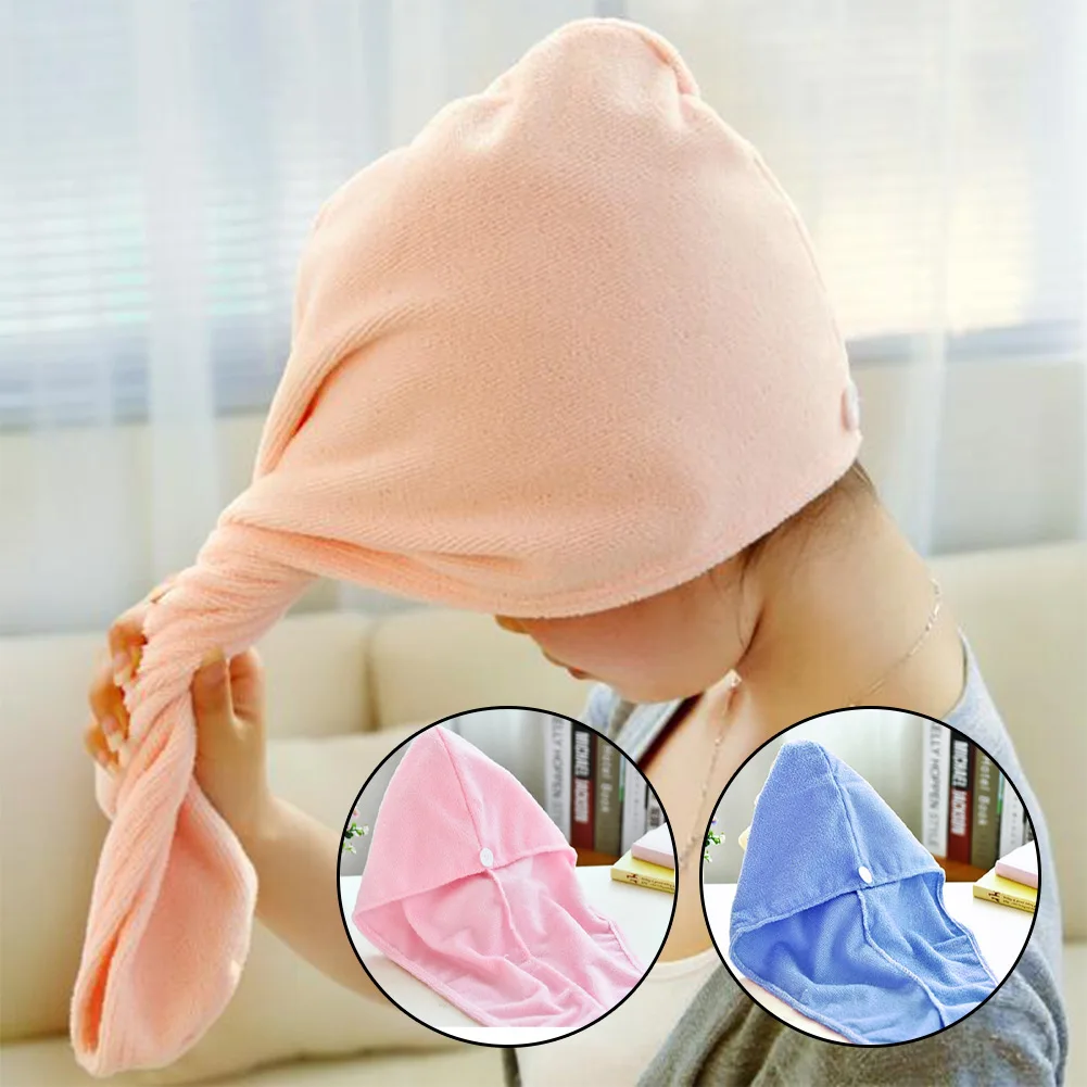 

Towel Dry Hair Cap Coral Fleece Dry Bonnet Dry Hair Cap Dry Hair Towel