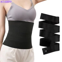 bandage wrap waist trainer shaperwear belt women slimming tummy belt snatch me up corset body shaper stretch bands waist trainer