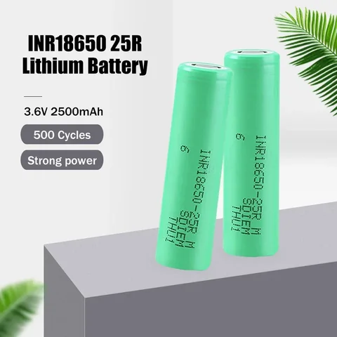 Литиевые аккумуляторы Samsung INR18650 25R 2500mAh