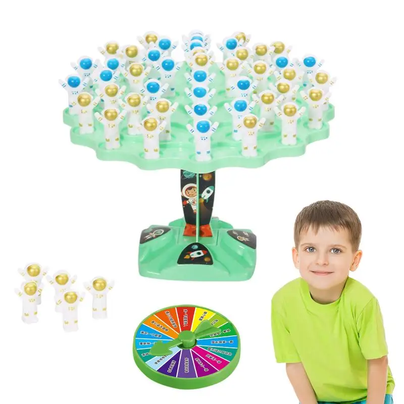 

Balance Tree Toy Montessori Preschool Learning Toy 48 Pcs Enlightenment Jigsaw Puzzle Travel Toys And Games Astronaut Design