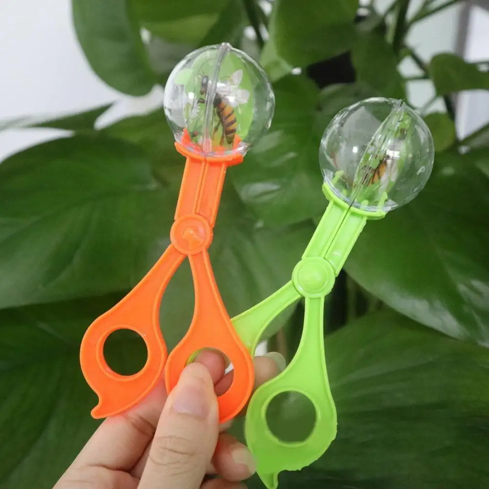 

1pc Bug Insect Catcher Scissors Tongs Tweezers Scooper Clamp Kids Toy For Biological Outdoor Adventure Game Toys A2u8