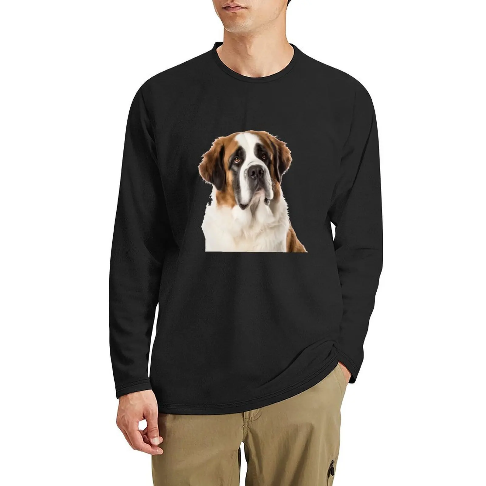 Длинная футболка Saint Bernard футболки с рисунком спортивные для фанатов мальчика