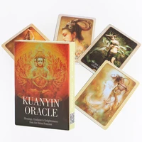 kuanyin oracle cards tarot deck entertainment card game for fate divination occult tarot card games