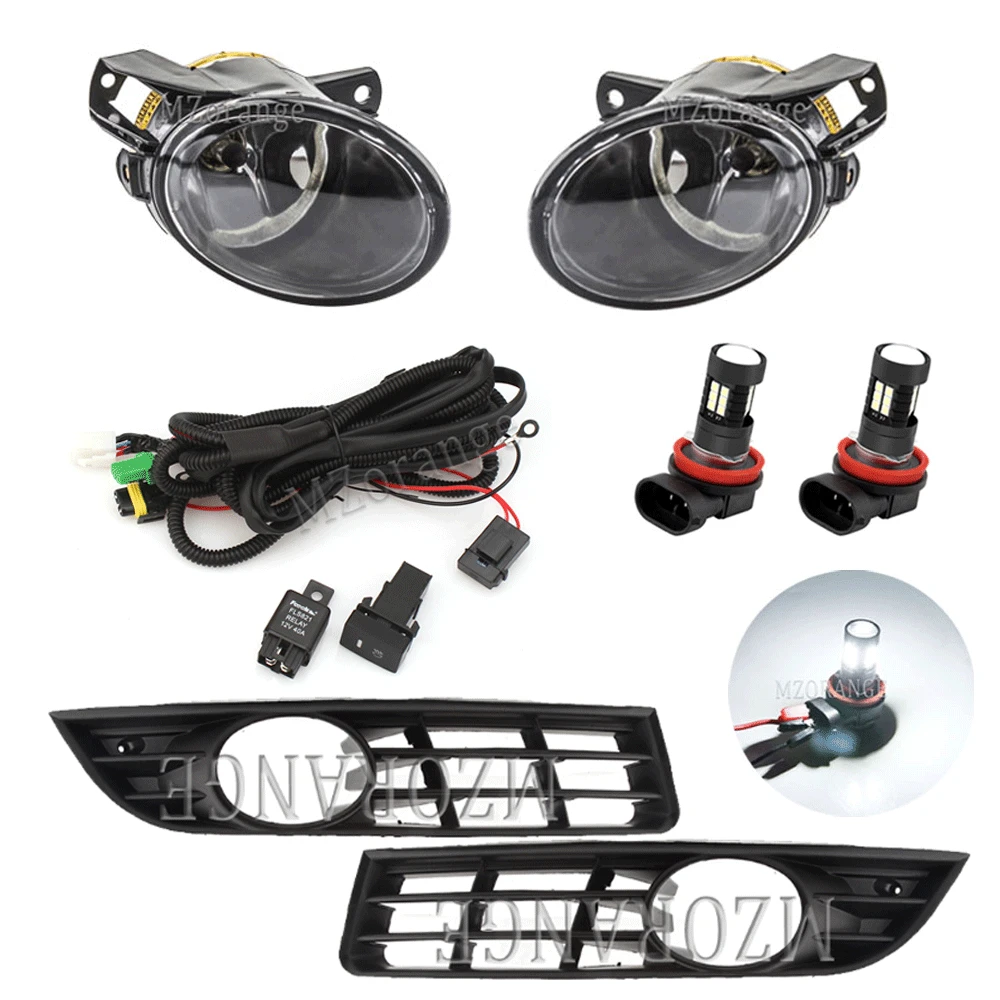 

Противотуманные фары для volkswagen passat b6 2006-2011, светодиодные передние фары, противотуманные фары, галогенные противотуманные фары, аксессуары для ламп дальнего света
