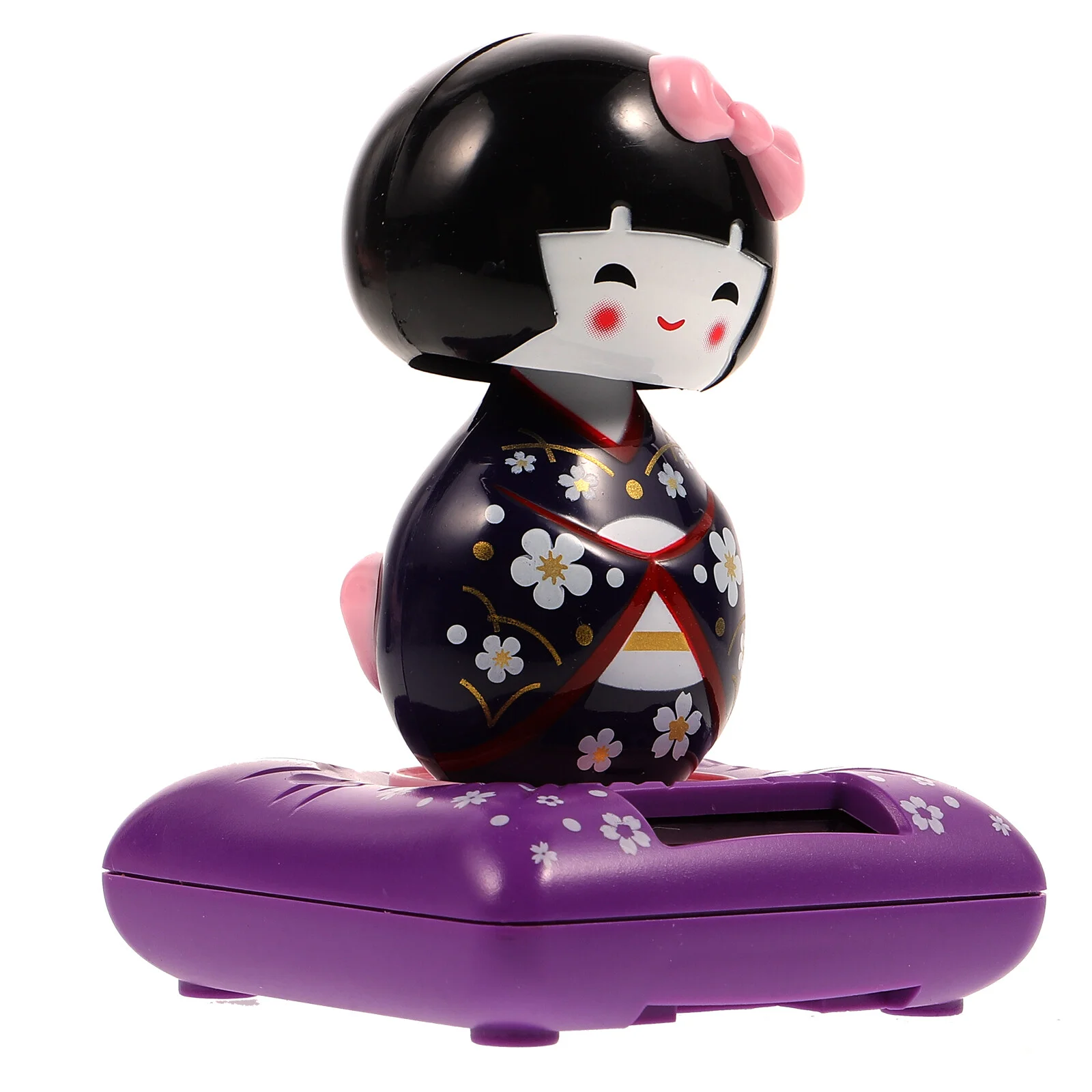 

Girls Toys Kimono Gift Maiko Car Decoration The Swing Solar Powered Ornament