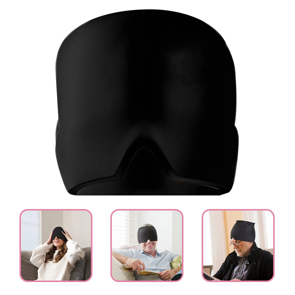 

Ice Headache Hat Migraine Cap Head Relief Wrapeyemask Cold Migraines Compress Stretchable Maskspuffy Eyes Reusable Packs Tension