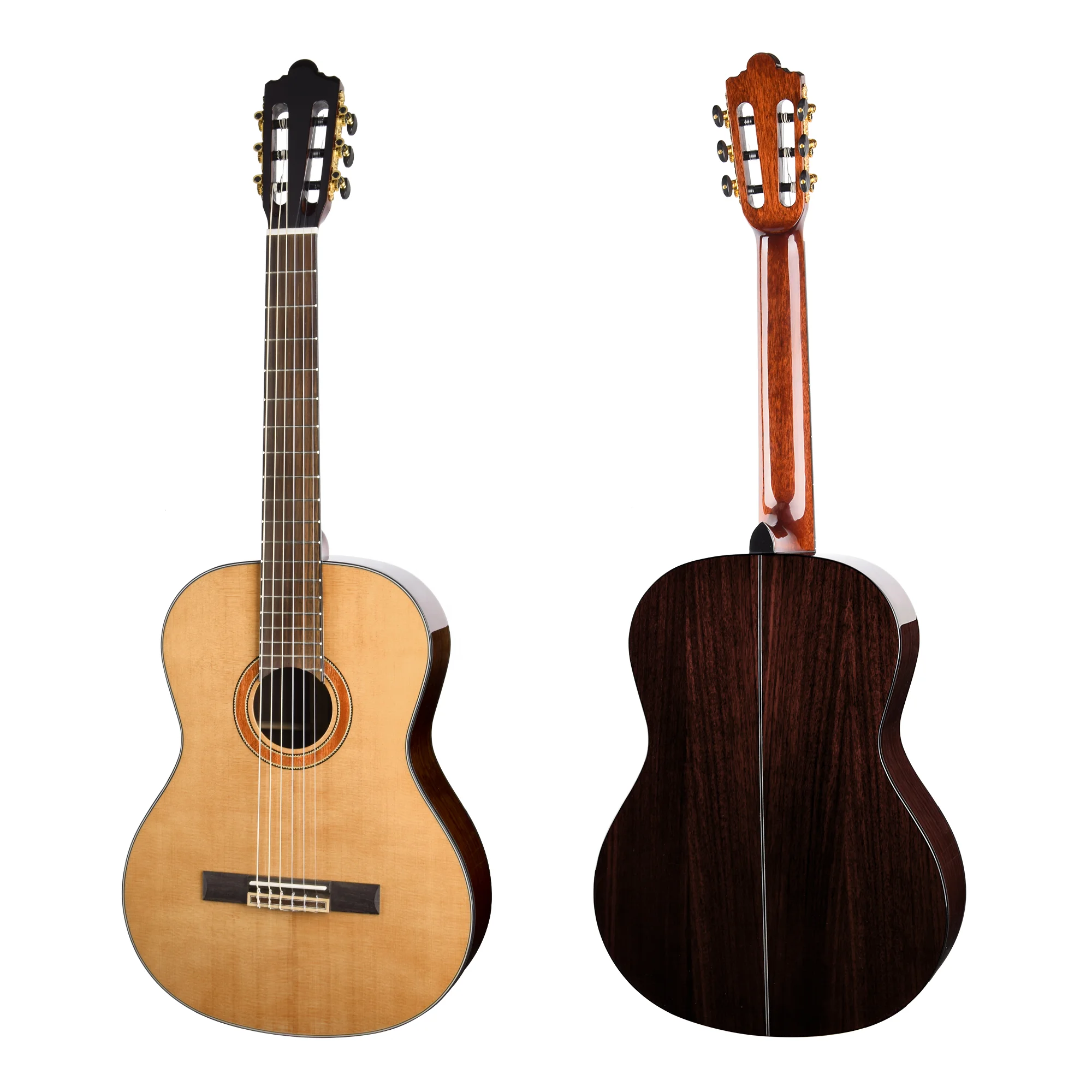 

Solid Spruce guitar hand made classical guitar OEM factory