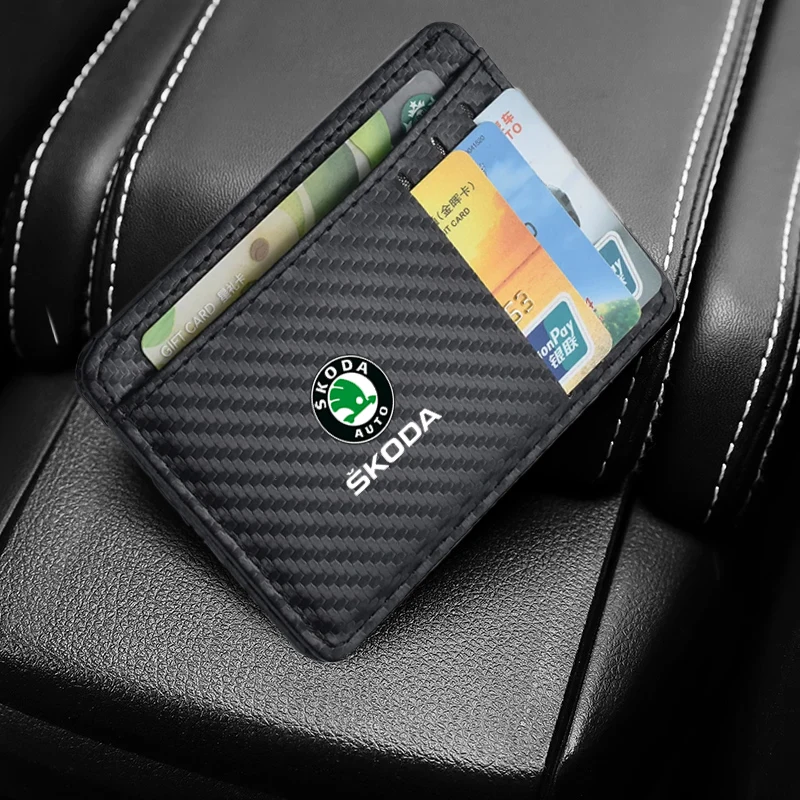 Мужские тонкие минималистичные кожаные кошельки с передним карманом RFID-кредит