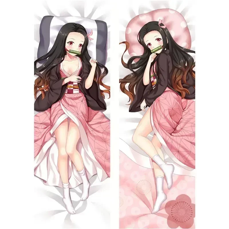 60x180 см аниме рассекающий демонов камадо незуко Kanroji Mitsuri Dakimakura Чехол