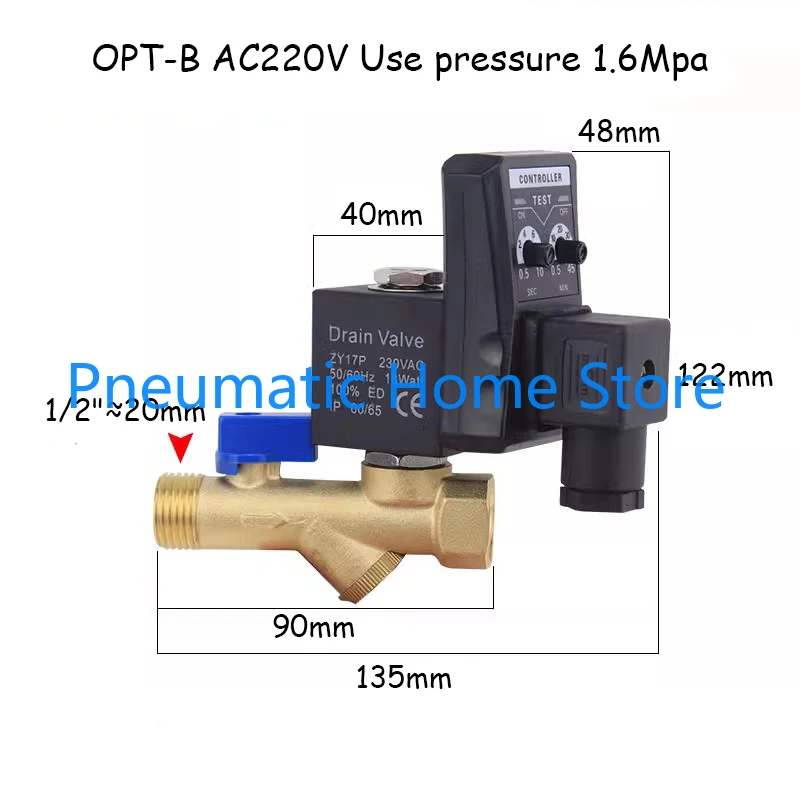 

Электронный клапан для конденсата OPT-A OPT-B AC220V