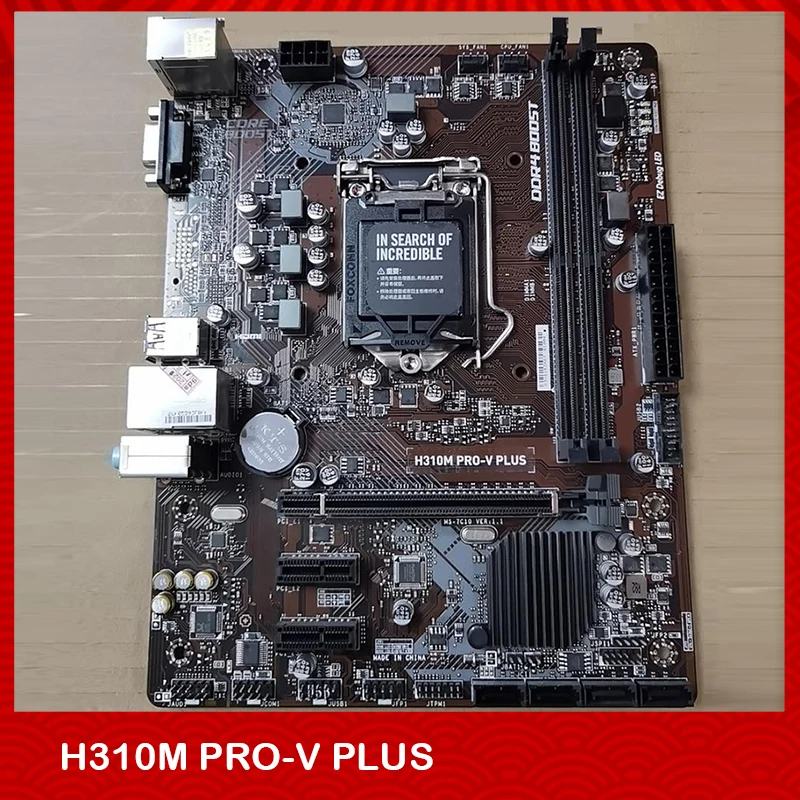 

Original Desktop Motherboard For Msi H310M PRO-V PLUS LGA1151 DDR4 32GB PCI-E 3.0 SATA3 USB3.1 Gen1 Micro ATX Fully Tested