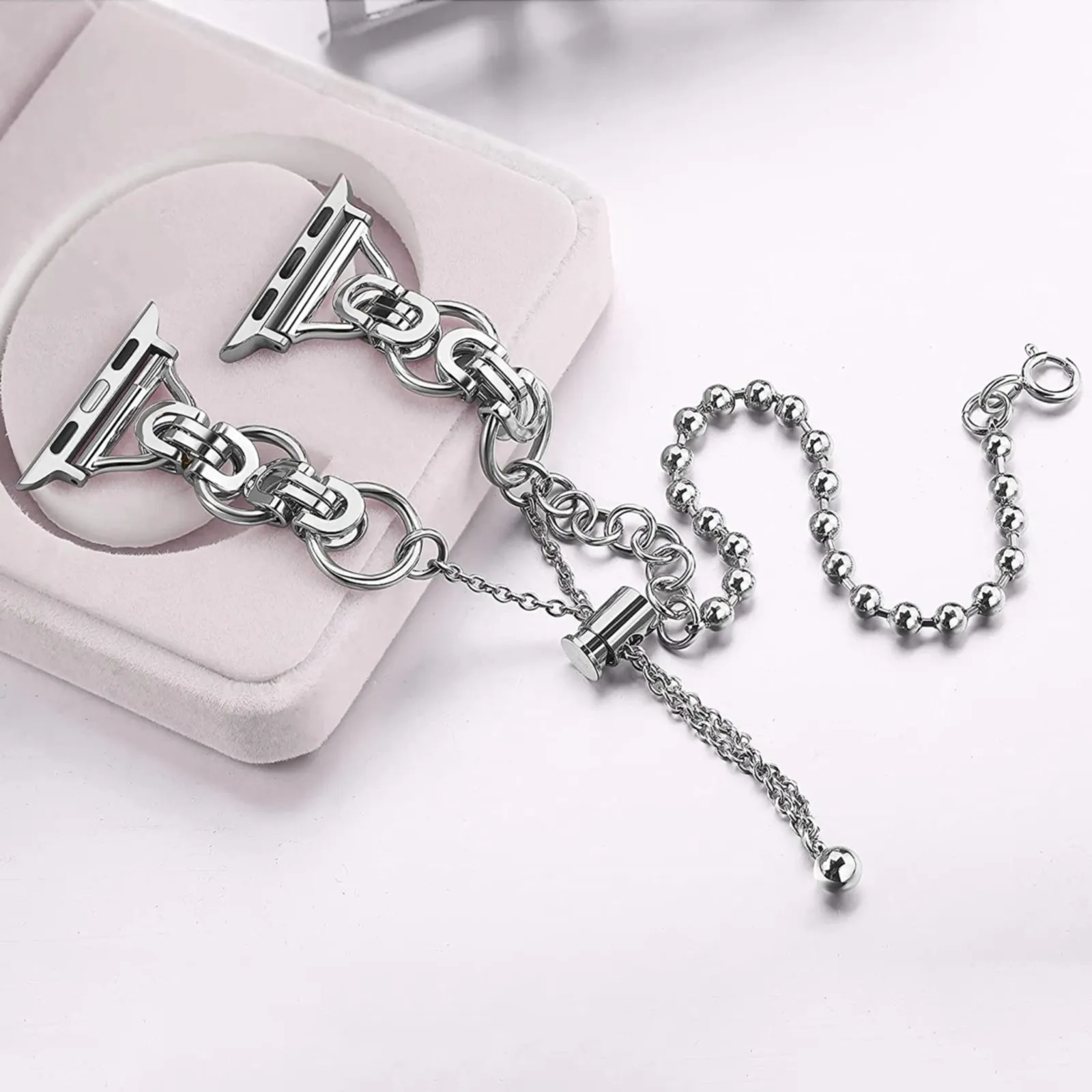 

Ремешок для часов из нержавеющей стали, ремешок подходит для IWatch серии 7, магнитный ремешок для мужчин, стильные наручные Ремешки оптом